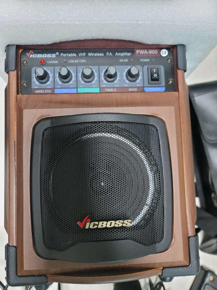 빅보스 vicboss pwa-900 휴대용 무선 앰프--2
