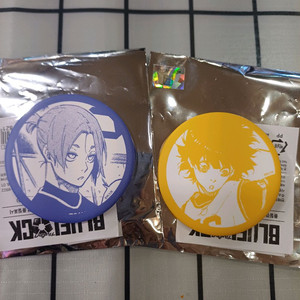 블루록 원화 캔뱃지 바치라 레오 판매 이미지