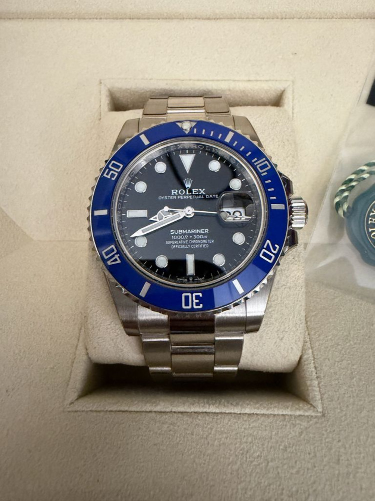 롤렉스 서브마리너 화이트골드 쿠키몬스터 126619--2