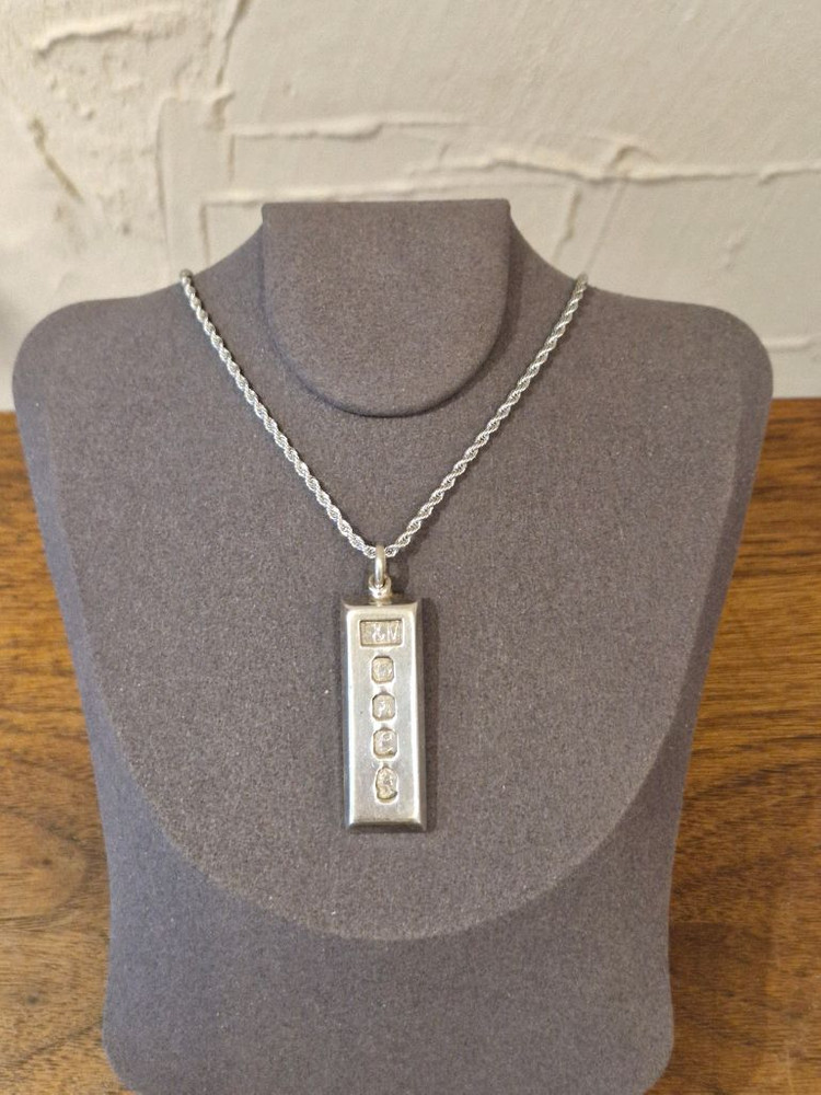 잉곳 925실버 빈티지 펜던트 목걸이 #1--1