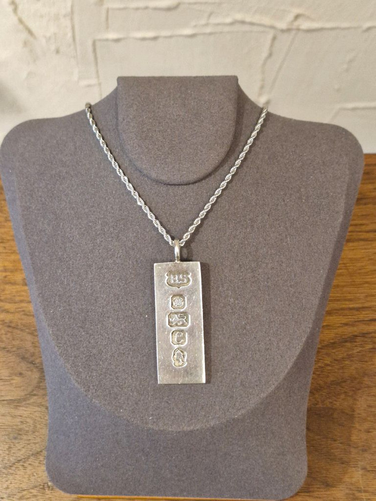 잉곳 925실버 빈티지 펜던트 목걸이 #2--1