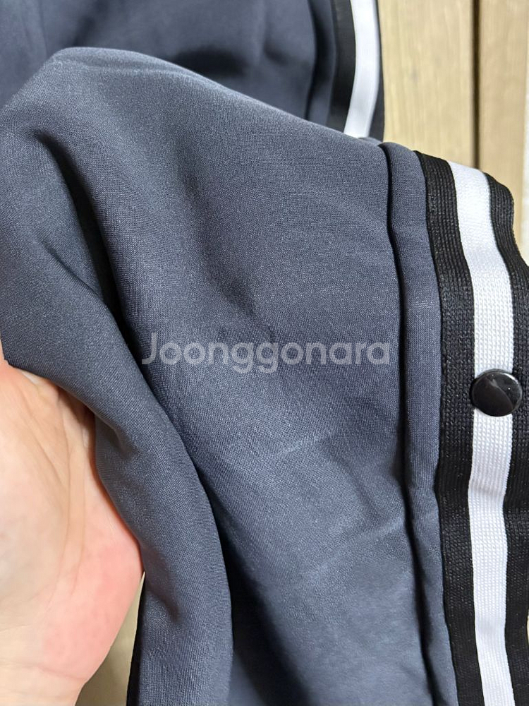 허리밴딩 기모 일자바지--4