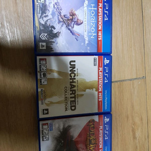 PS4 갓오브워(리마스터),언차티드 네이선컬렉션,호라이즌 제로던