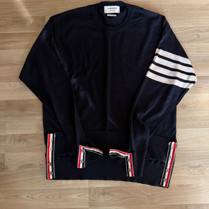 톰브라운 메리노 울 니트 네이비 4size