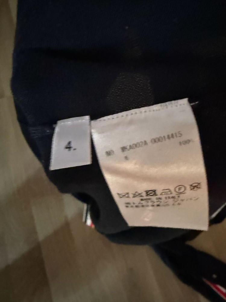 톰브라운 메리노 울 니트 네이비 4size--2