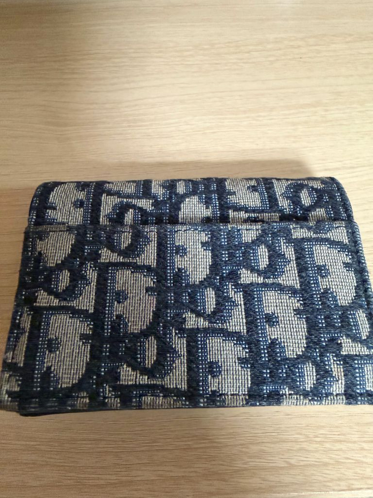 디올 오블리크 새들 카드지갑--2