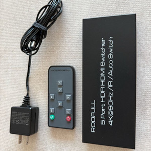 HDMI 선택기(4K 5 port) 판매합니다.