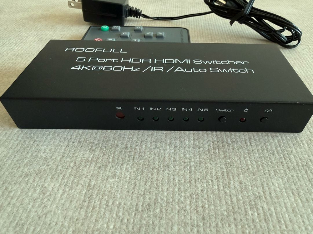 HDMI 선택기(4K 5 port) 판매합니다.--1