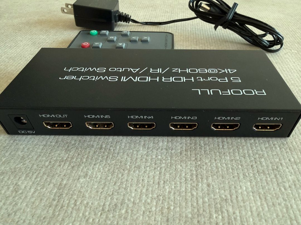 HDMI 선택기(4K 5 port) 판매합니다.--2