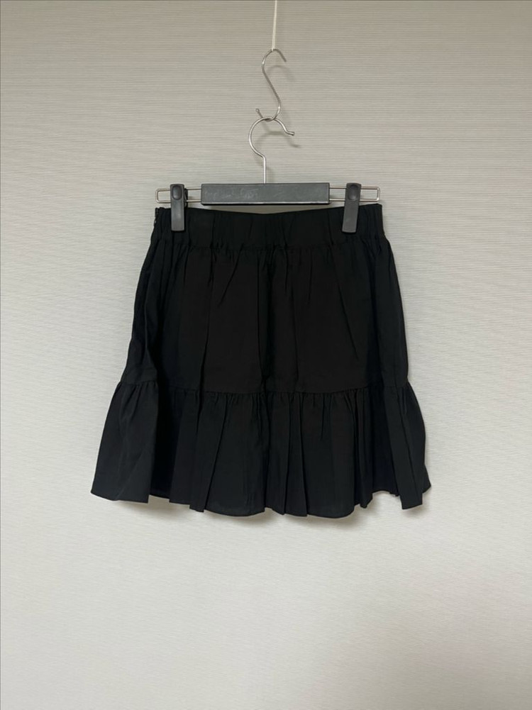 블랙 프릴 캉캉 스커트--1