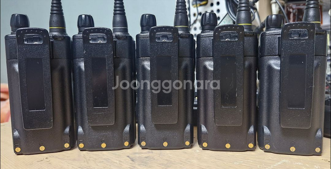 국산 윈어텍 업무용 무전기 xp-400 5대 일괄 중고판매--3