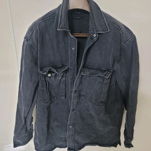 ANDEW 오버핏 데님 흑청 트러커자켓 105사이즈 상태굿