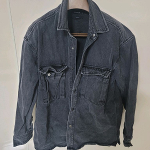 ANDEW 오버핏 데님 흑청 트러커자켓 105사이즈 상태굿