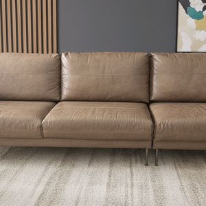 까사미아 4인 천연가죽 소파쇼파 서울경기(근거리)무료배송