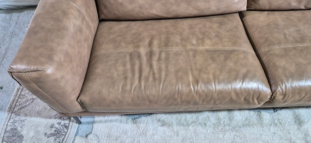 까사미아 4인 천연가죽 소파쇼파 서울경기(근거리)무료배송--6