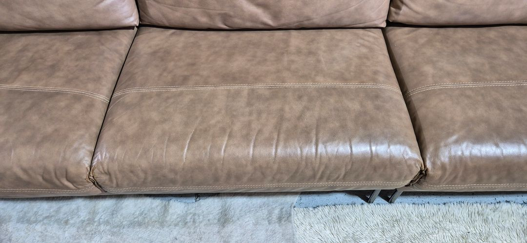 까사미아 4인 천연가죽 소파쇼파 서울경기(근거리)무료배송--8