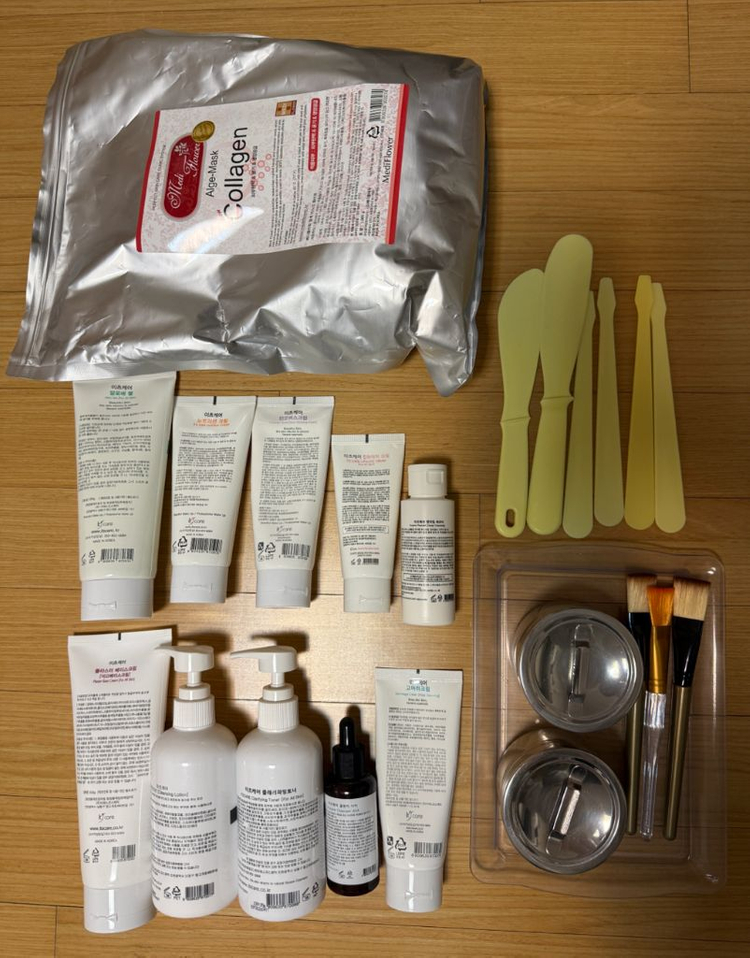 피부미용사 실기 가운 세트 +재료--4