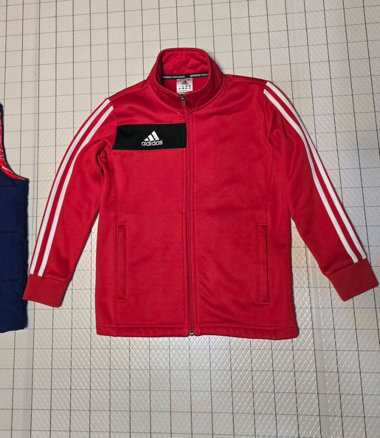 남아 여아 외투2종함께(아디다스져지120.EXR패딩조끼130) 이미지