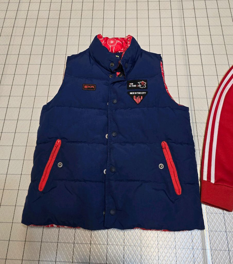 남아 여아 외투2종함께(아디다스져지120.EXR패딩조끼130) 이미지