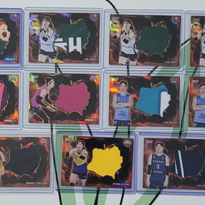 2025-26 SCC KOVO 코보 여자배구 실착 유니폼 저치, 패치카드