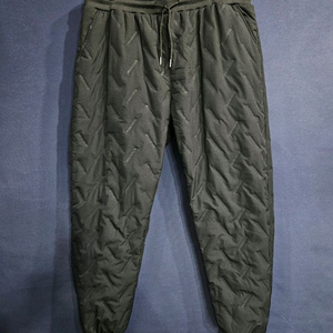 퀼팅 블랙 남성 허리 36~38 보아털 패딩 조거팬츠