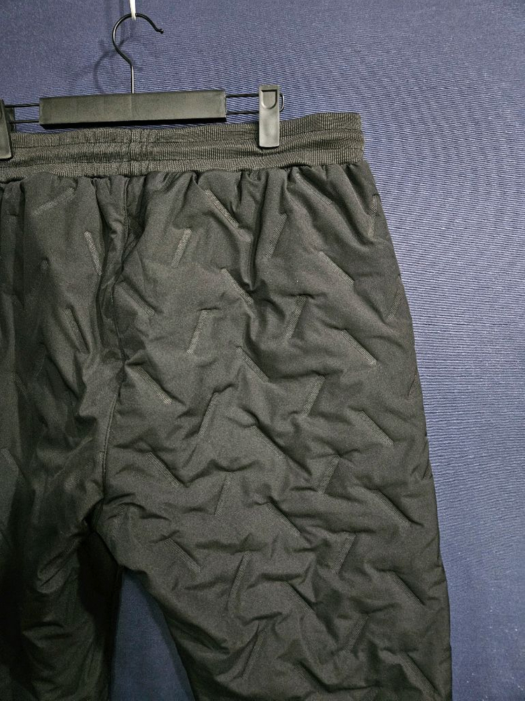 퀼팅 블랙 남성 허리 36~38 보아털 패딩 조거팬츠--8