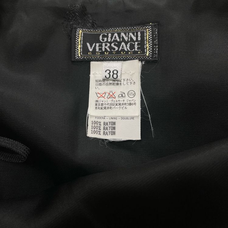 베르사체 울 자켓 스커트 셋업 여성 수트--7