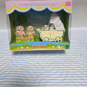 풀세트 실바니안 아기오리 피규어 파란색 세쌍둥이 5601 오리가족