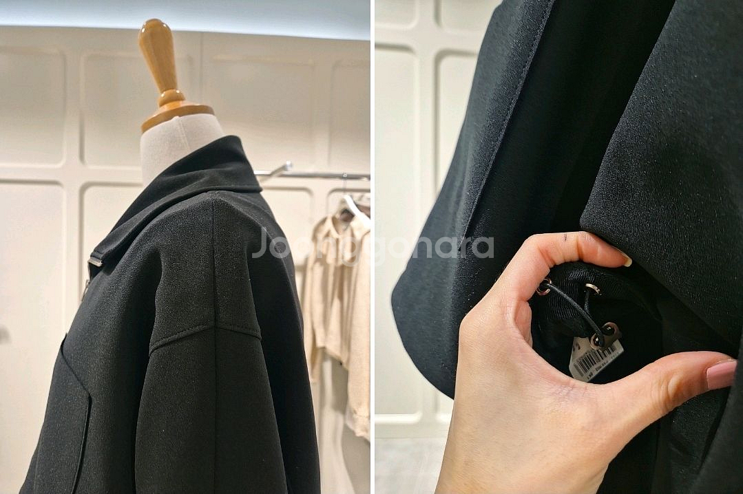 (새상품) 주크 쥬크 집업 점퍼&원피스 블랙55 듀엘 system sjsj 보브 지컷 시슬리 에고이스트--4