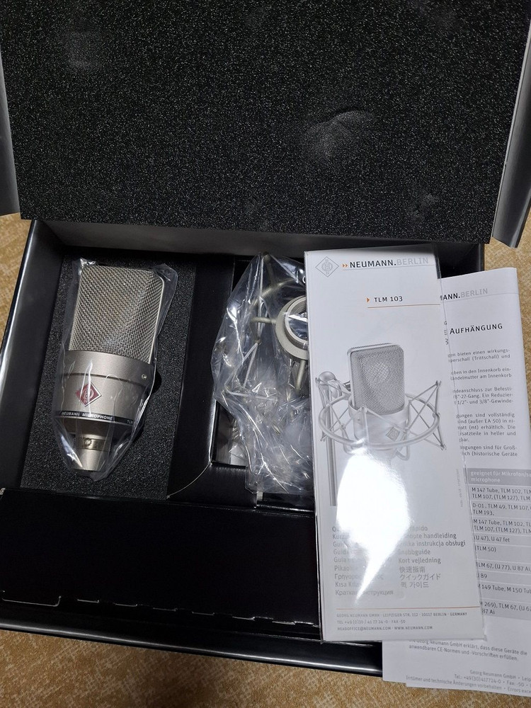 Neumann u87ai tlm 103 kms 105 신품 밀봉 노이만 콘덴서 마이크 이미지