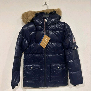 (새상품)프랑스 피레넥스 키즈 샤이니 네이비 덕다운 패딩(8y/12y)