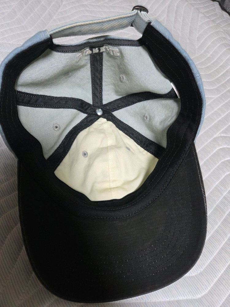 슈프림 s logo 투톤데님캡--3