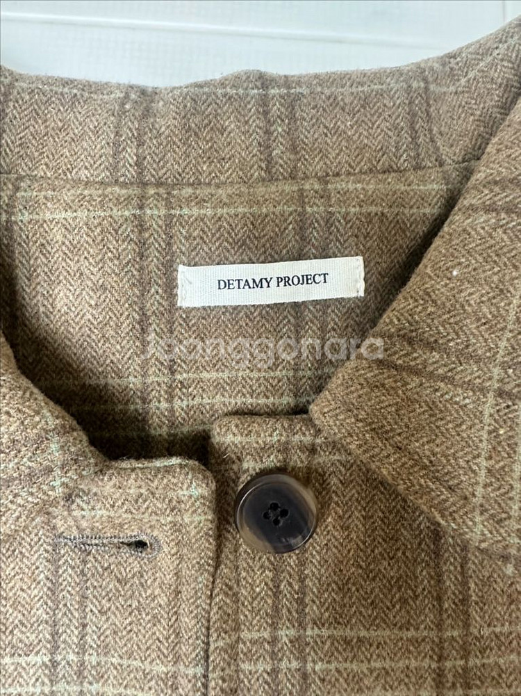 *맘아동커플가능* 드타미프로젝트 브라운 체크 숏 자켓--3