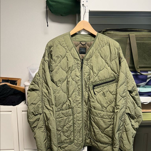 1사이즈) 모이프 밀라이너 올리브 자켓