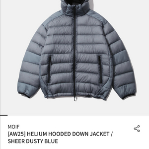 3사이즈,신품급) 모이프 HELIUM HOODED DOWN JACKET