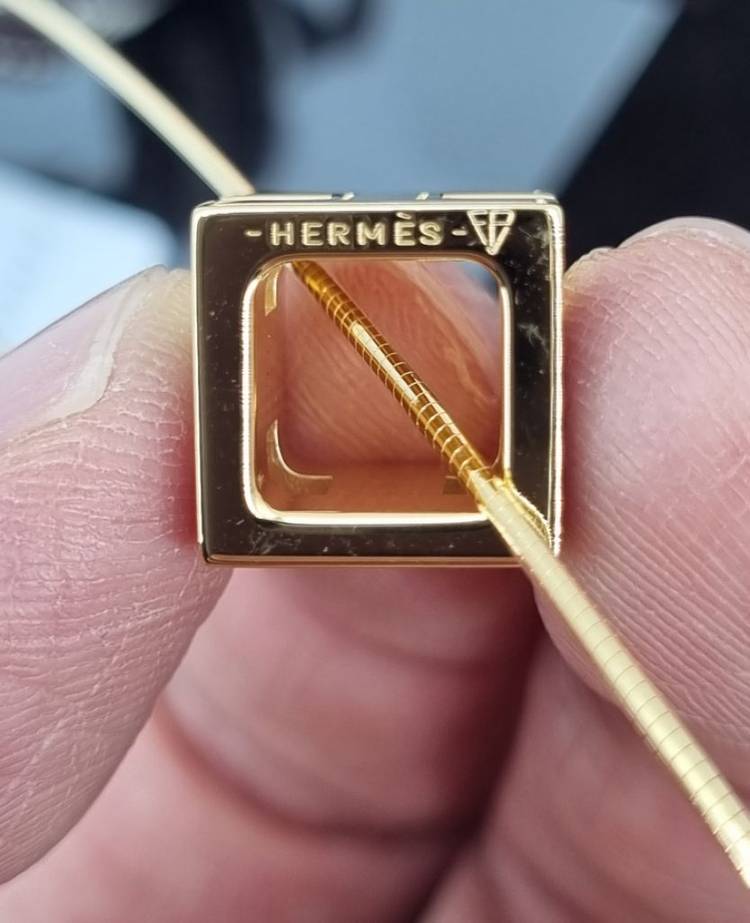 중고 에르메스 목걸이, 펜던트--6