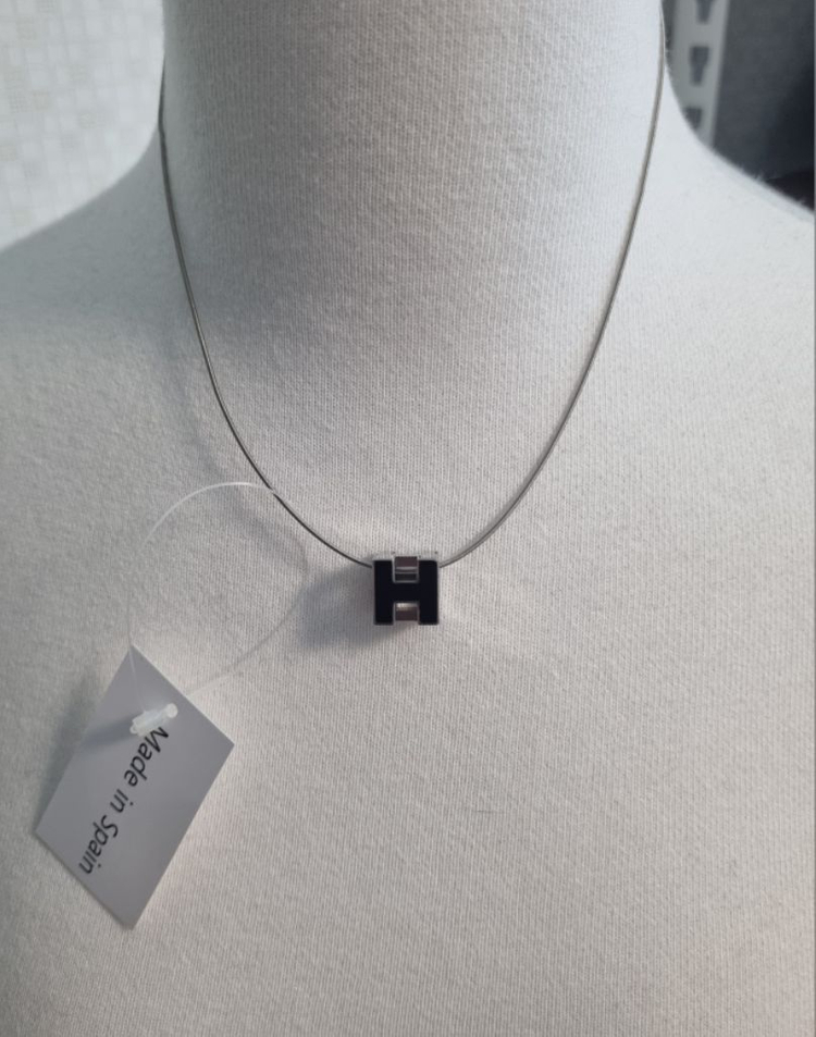 중고 에르메스목걸이, 에르메스펜던트--1