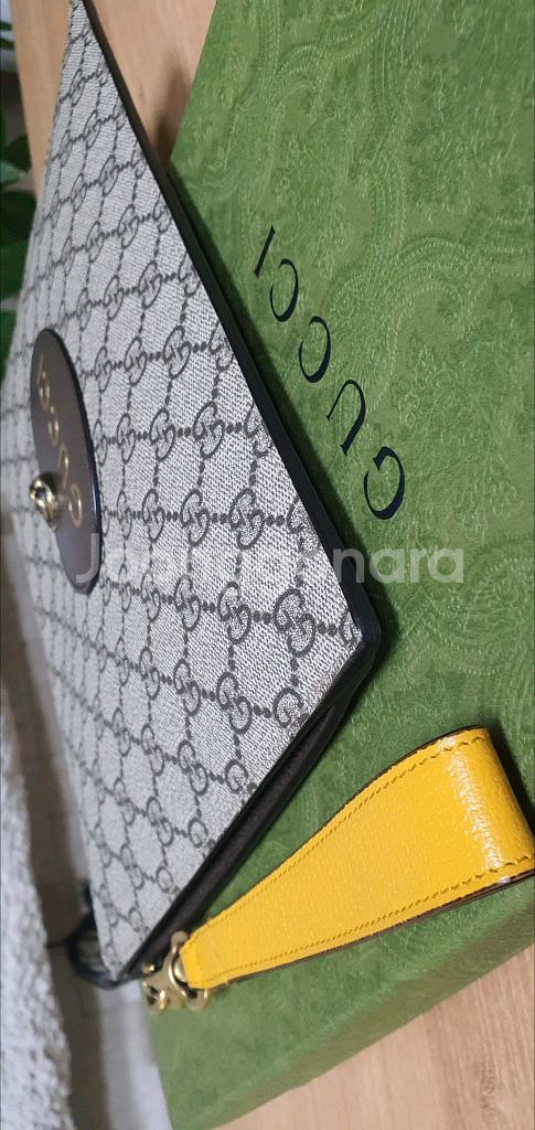 구찌 네오빈티지 클러치백 정품S급(영수증O)프라다루이비통디올고야드샤넬셀린느보테가생로랑버버리발렌시아가가방--5