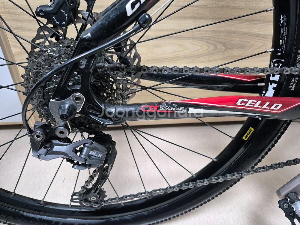 첼로 XC 30 MTB 자전거 (블랙/레드)--3