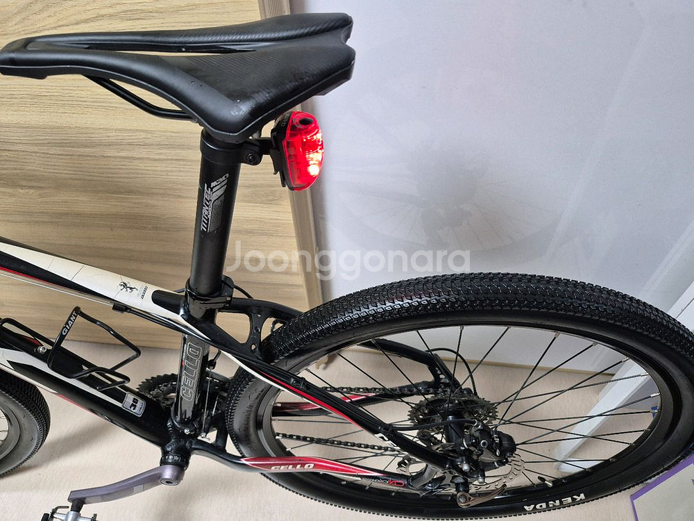첼로 XC 30 MTB 자전거 (블랙/레드)--8