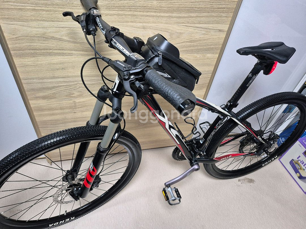 첼로 XC 30 MTB 자전거 (블랙/레드)--9