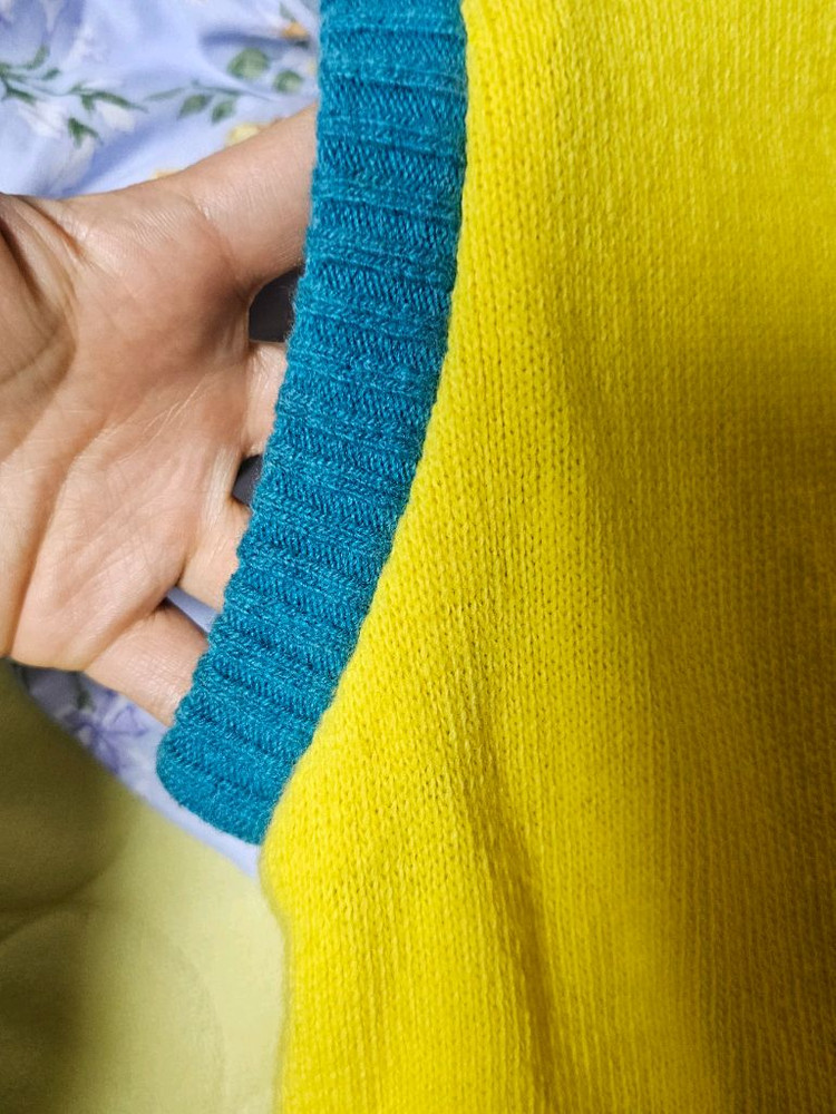 그린조이 여성 골프 패딩 조끼 옐로우 90--6