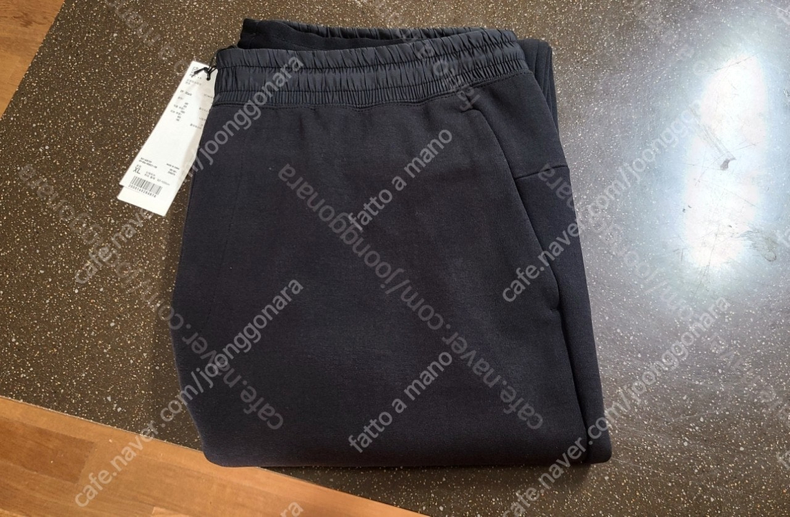 유니클로(UNIQLO) 질샌더 +J 드라이스웨트 팬츠 블랙 XL--1