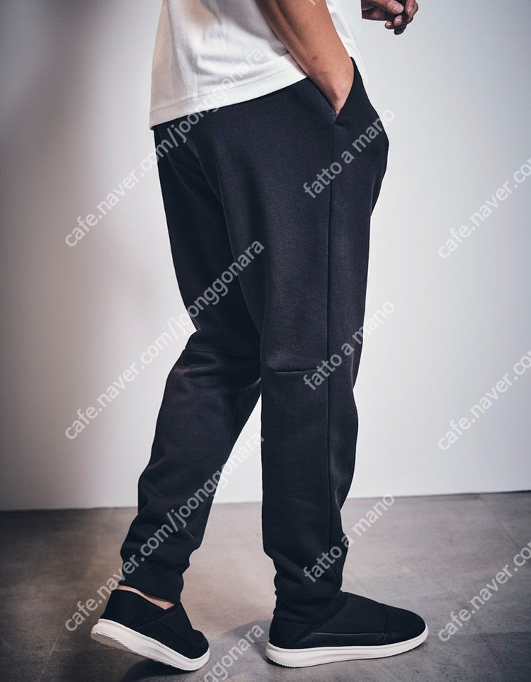 유니클로(UNIQLO) 질샌더 +J 드라이스웨트 팬츠 블랙 XL--2