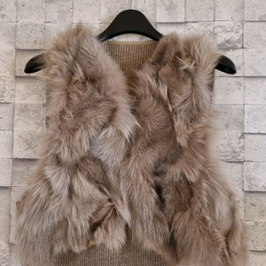 온앤온 폭스100% 모배색 니트 조끼 이미지