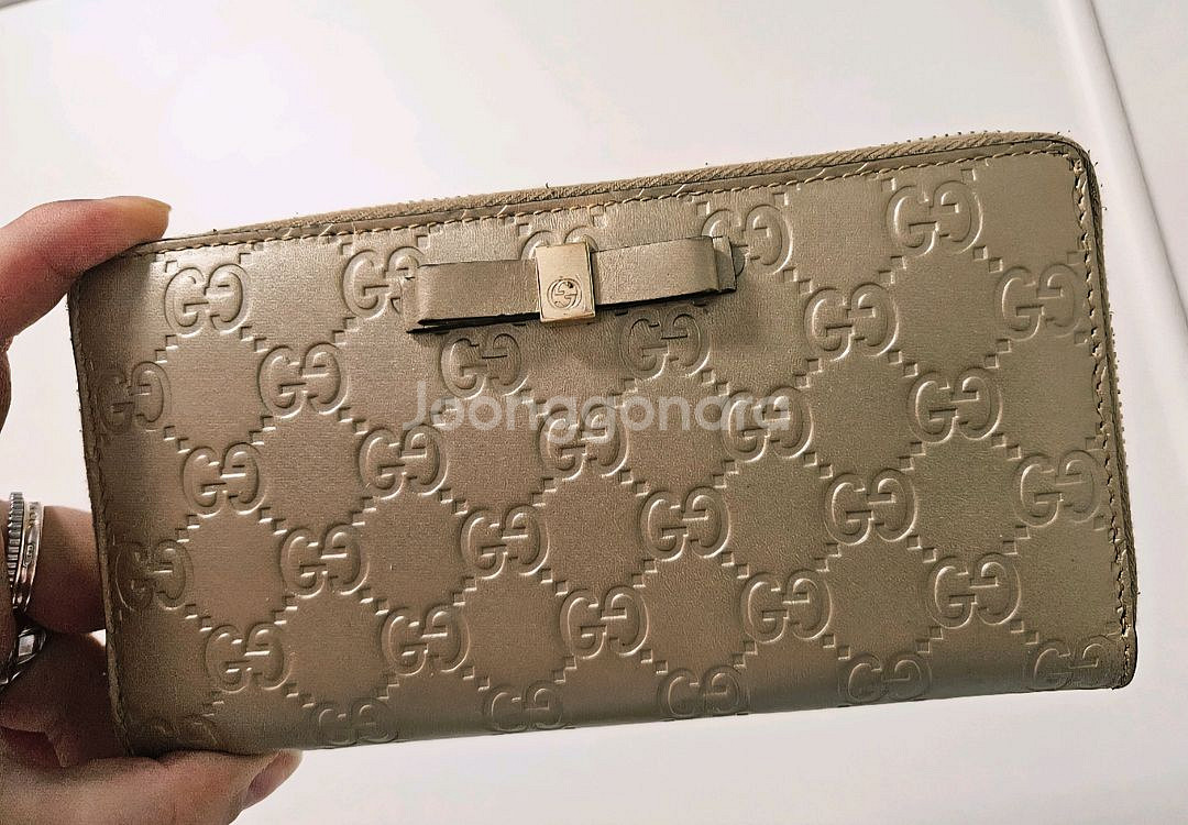 (정품) 구찌 시마 GG 여성 장지갑 / 금전운 상승 지갑--4
