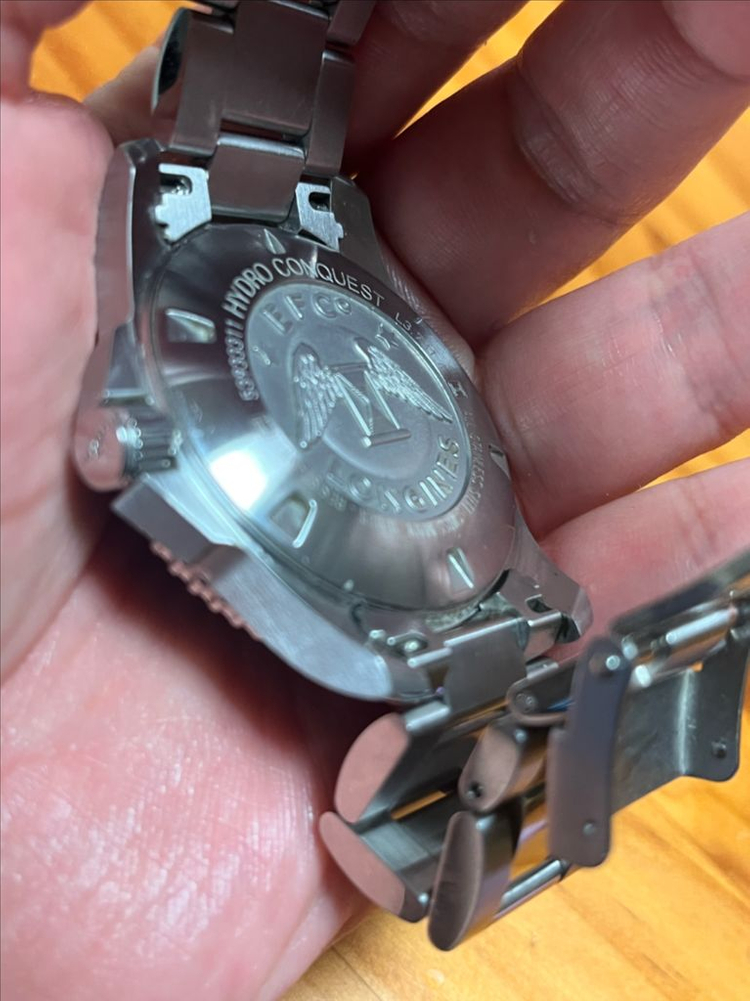 론진 하이드로콘퀘스트 39mm 오토매틱 하콘 청판--4