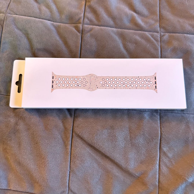 애플워치 나이키 스포츠 밴드 데저트스톤 M/L 46mm 급처--3