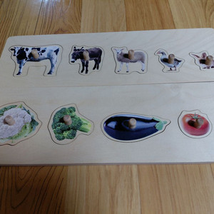 니엔후이스 몬테소리 꼭지퍼즐 아가월드 키즈에이원