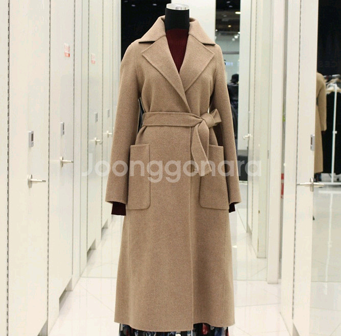 VOV 보브 핸드메이드 벨티드 롱 코트--1